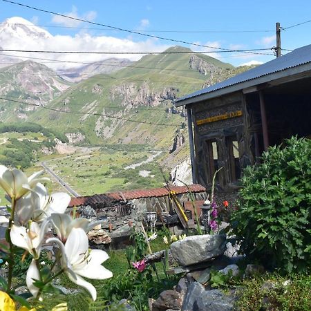 Qusha Guesthouse Meeting In The Mountains And Views カズベギ エクステリア 写真