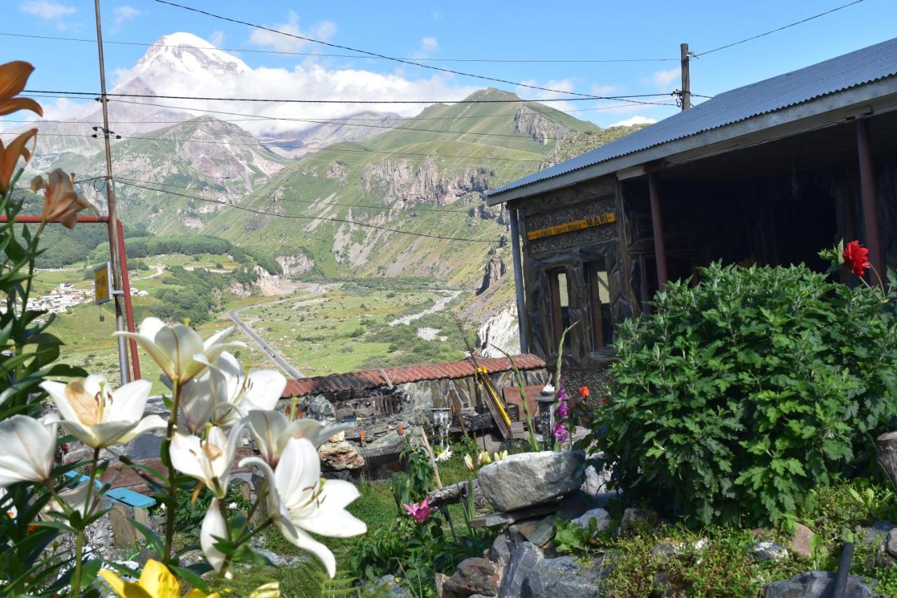 Qusha Guesthouse Meeting In The Mountains And Views カズベギ エクステリア 写真